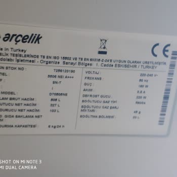 Arçelik Buzdolabında Bitmeyen Sorunlar Ve Müşteri Hizmetleri Hayal Kırıklığı