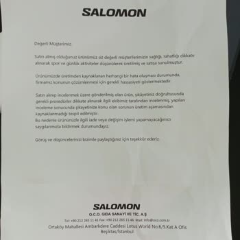 Salomon Ayakkabılarında Erken Yıpranma Ve Su Geçirme Sorunu