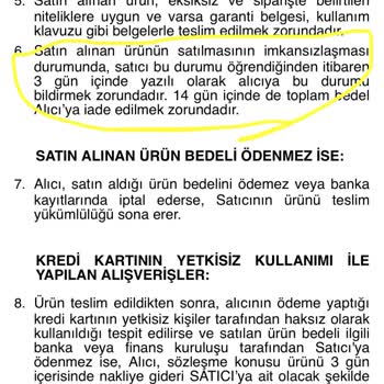 Ürün Teslim Edilmiyor, İade Yapılmıyor