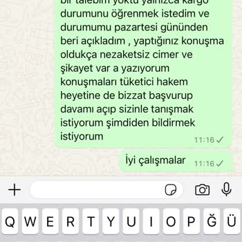 Ürün Teslimatı Ve Özel Ölçü Konusunda Bilgi Talebi