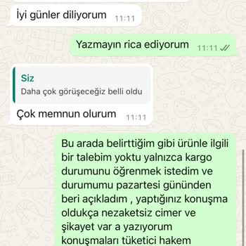 Ürün Teslimatı Ve Özel Ölçü Konusunda Bilgi Talebi