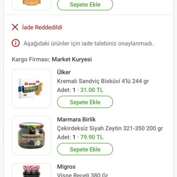 Eksik Ürün Teslimatı Ve Geri Ödeme Sorunu
