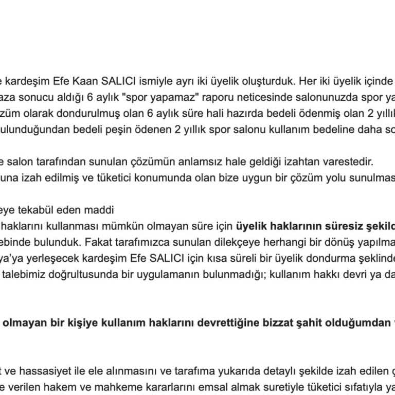 Üyelik Dondurma Ve Hak Devir Sorunu