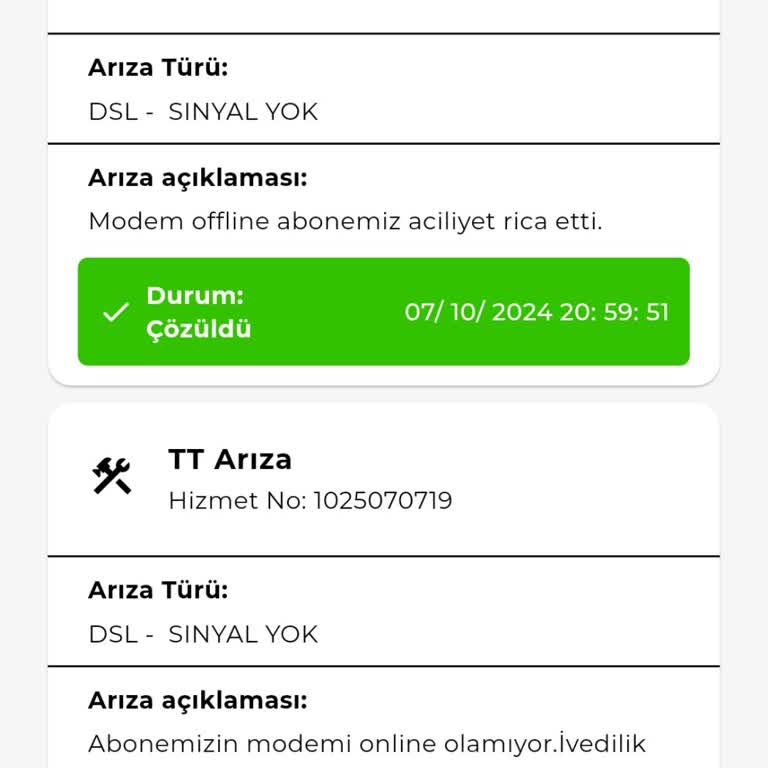 İnternet Hizmeti Ve Fatura Sorunları