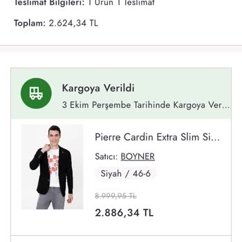 Boyner Online Siparişim İki Hafta Geçmesine Rağmen Teslim Edilmedi