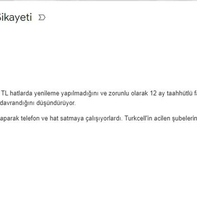 Turkcell Bayii'nde Zoraki Faturalı Hat Dayatması