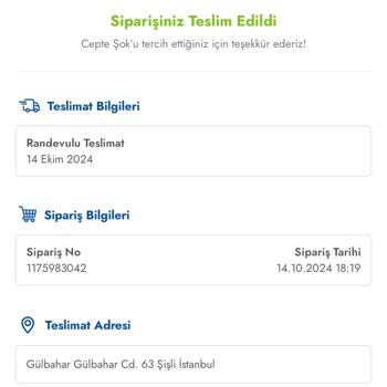 Şok Market Siparişlerinde Eksik Ürün Sorunu