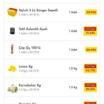 Şok Market Siparişlerinde Eksik Ürün Sorunu