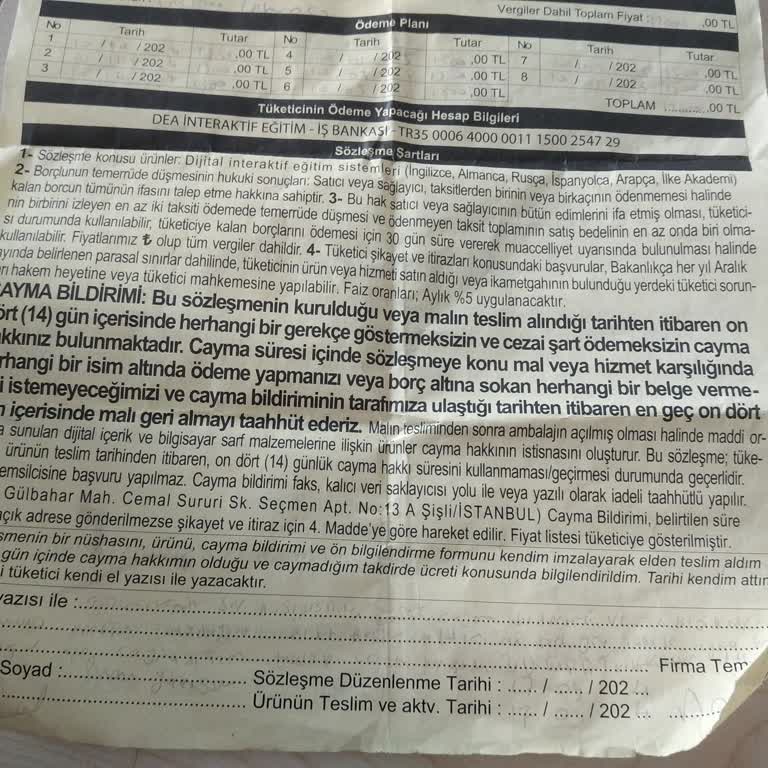 Yanıltıcı Bilgilendirme Ve İptal Sürecindeki Sorunlar