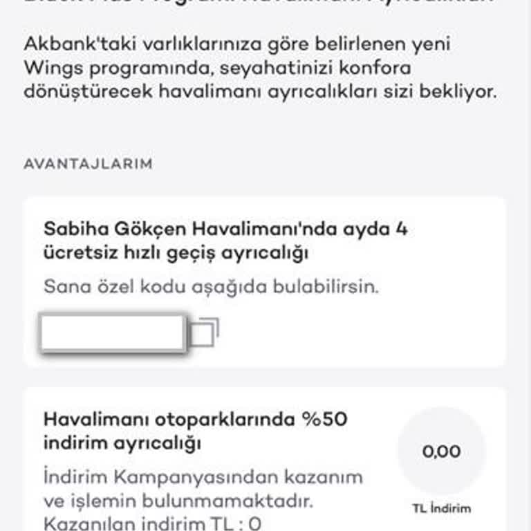 Wings Kart Lounge Ayrıcalığı Hüsranı