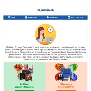 Çiçek Sepeti'nde Garanti Sorunu Ve İlgisizlik