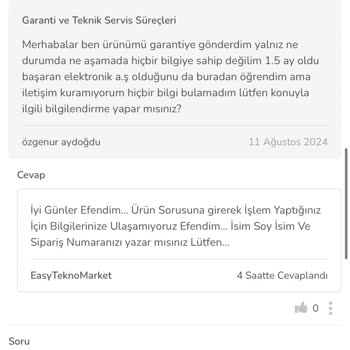 Çiçek Sepeti'nde Garanti Sorunu Ve İlgisizlik