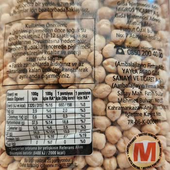 Bakliyat Ürünlerinde Makro Değer Tutarsızlığı