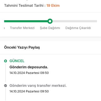 Geciken Kargo Teslimatı