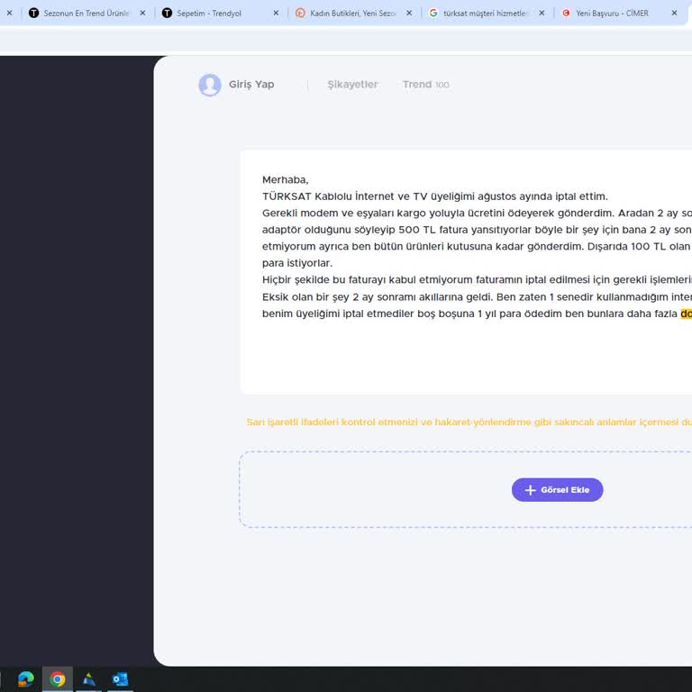 İptal Edilen Üyelikten Sonra Gelen Beklenmedik Fatura