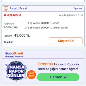 Akbank'ın Sıfır Faizli Kredi Kampanyası Aldatmacası