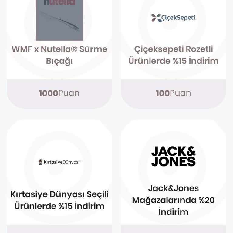 Nutella Uygulamasındaki Ödül Hayal Kırıklığı