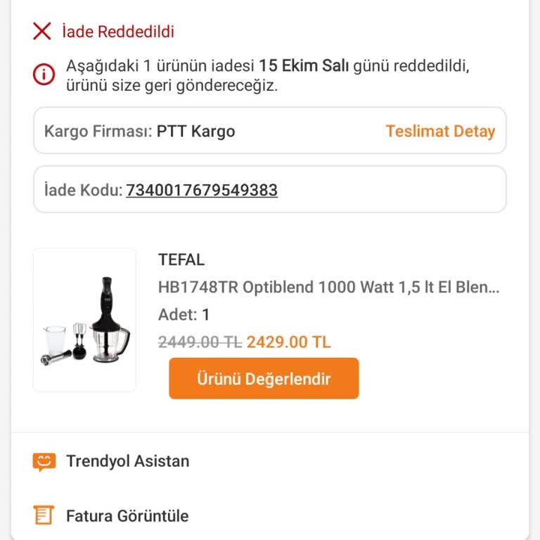 İade Sürecinde Yaşanan Sorun Ve Hasarlı Ürün