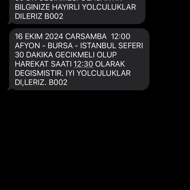 Otobüs Firmasının Zamanlama Ve İletişim Sorunu