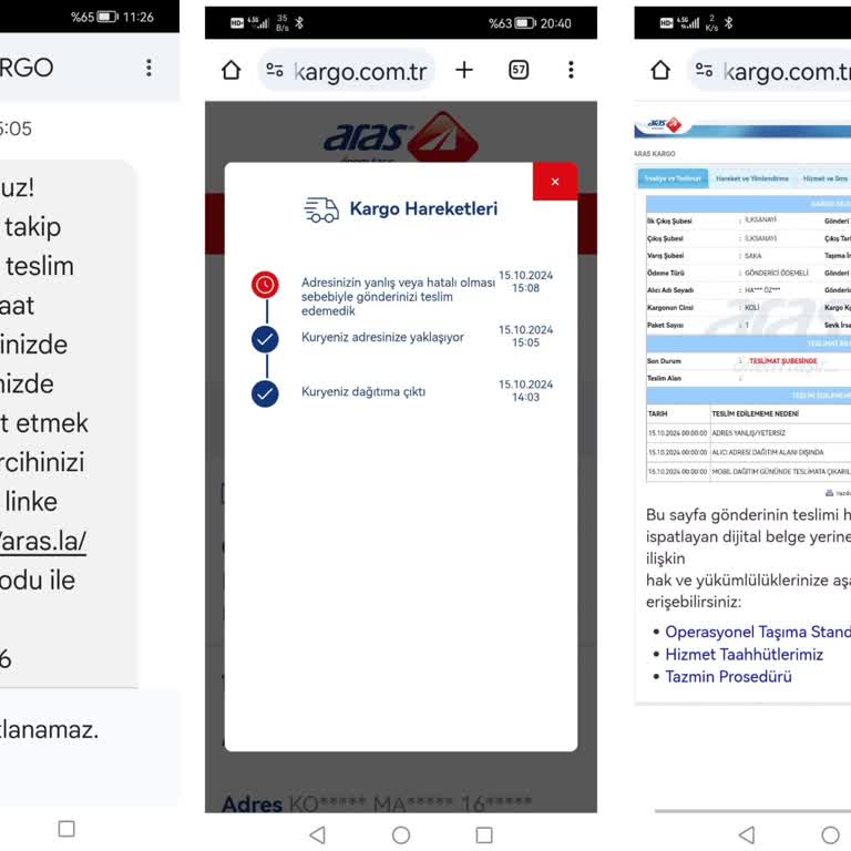 Aras Kargo'nun Teslimat Sorunları Ve Yanıltıcı Bildirimleri