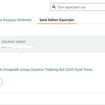 Amazon.tr'de İptal Edilen Sipariş Ve Yetersiz Müşteri Hizmetleri