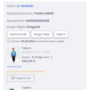 Yanlış Ürün Gönderimi Ve İade Sorunu