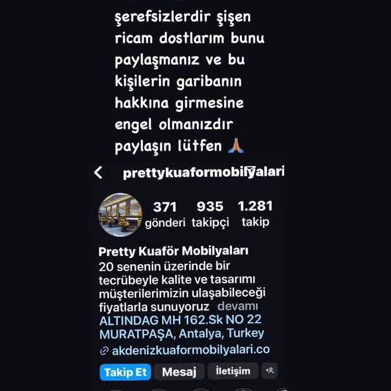 Ustalara Hakkını Vermeyen Firma