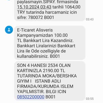 Bilinmeyen Kişi Tarafından Yapılan Yetkisiz İşlem