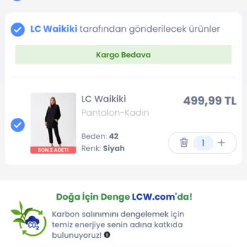 LCW Online Siparişim Eksik Oluşturuldu Müşteri Hizmetleri Çözüm Sunmadı