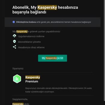 Kaspersky Lisans Giriş Sorunu Ve İletişim Eksikliği