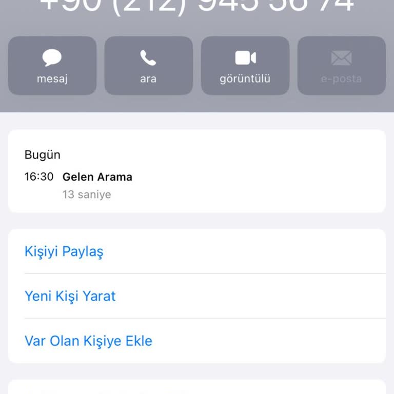 Bilinmeyen Numaradan Arama Ve Olası Usulsüzlük Endişesi