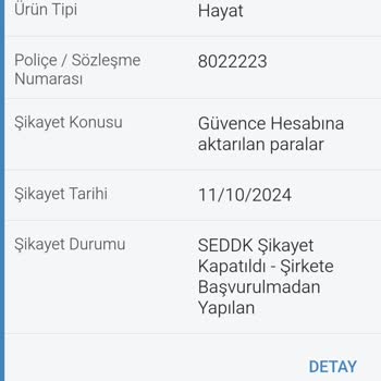 Anadolu Hayat Sigorta'nın İade Sürecinde Yaşanan Sorunlar