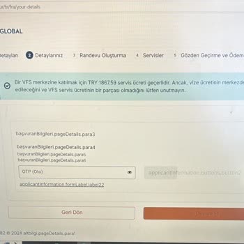 VFS Global Fransa'da Randevu Alamama Sorunu