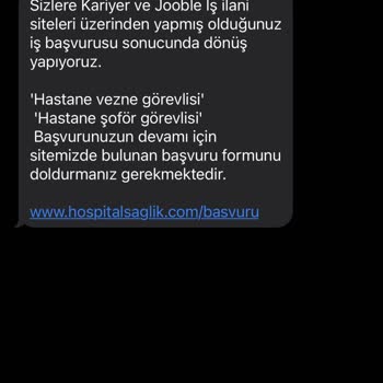 Kişisel Bilgilerimin Güvenliği Tehlikede: İş Başvurumdan Sonra Şüpheli Mesajlar Aldım