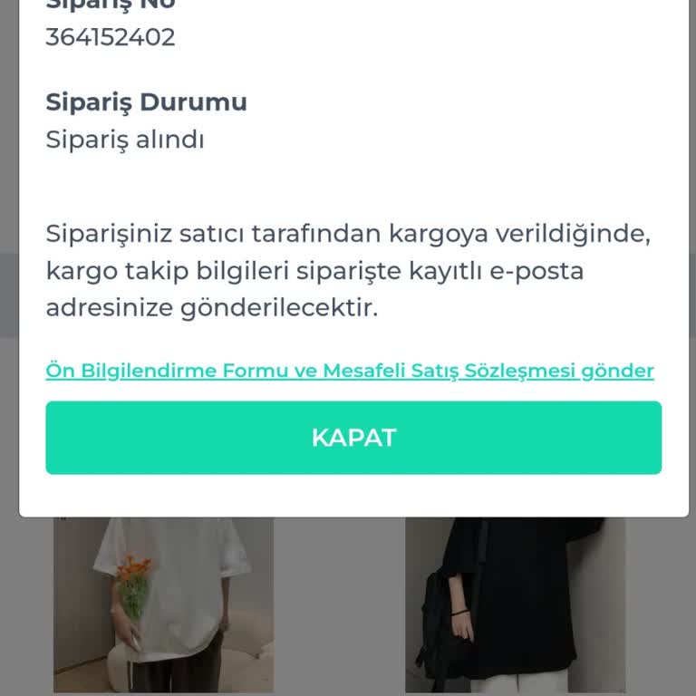 Flaringos Ürünü Kargoya Vermedi İptal Etmek İstiyorum