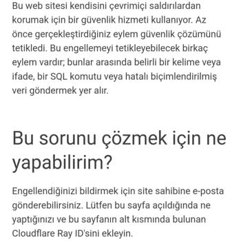 Bein Sports Bildirimlerinde Cloudflare Engeli