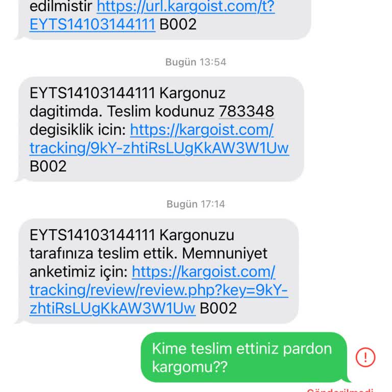 Kargo Teslimatında Yaşanan Sorunlar