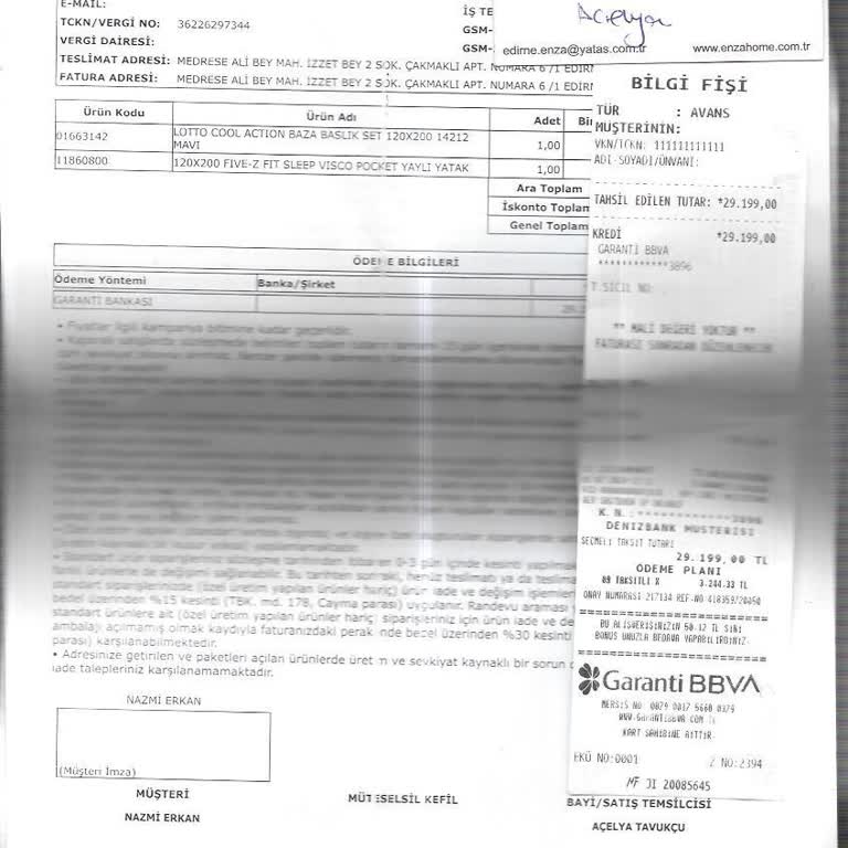 Yataş Ve Enza Home'dan Teslimat Kabusu