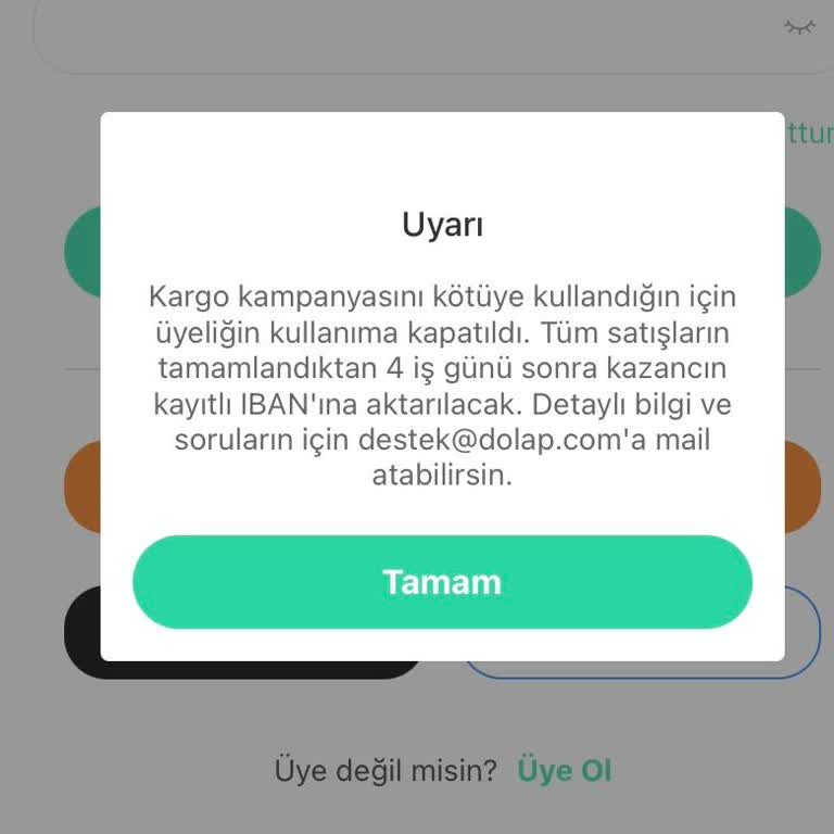 Hesabımın Haksız Yere Kapatılması
