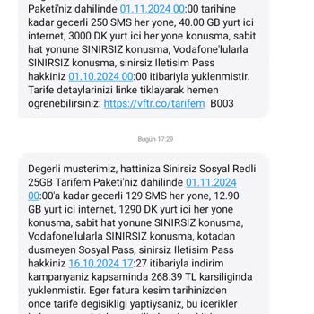 Onayım Olmadan Tarife Değişikliği