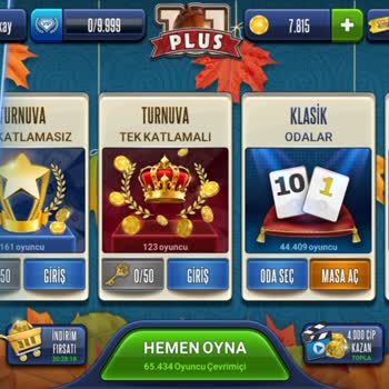 101 Okey Plus'ta Puan Yükleme Sorunu