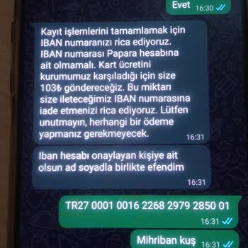 Burs Onayı Sonrası Şüpheli Uygulama Yönlendirmesi