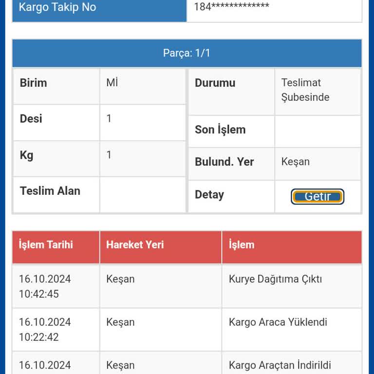 Kargo Teslimatında Sürekli Aksaklık