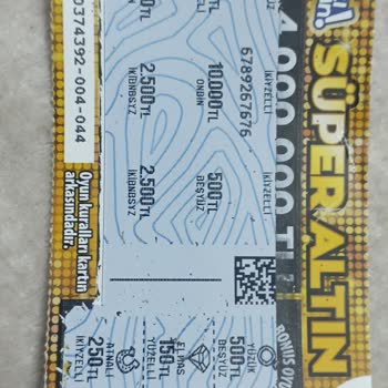 Kazı Kazan Kuponunda Basım Hatası Ve Ödeme Sorunu