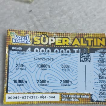 Kazı Kazan Kuponunda Basım Hatası Ve Ödeme Sorunu