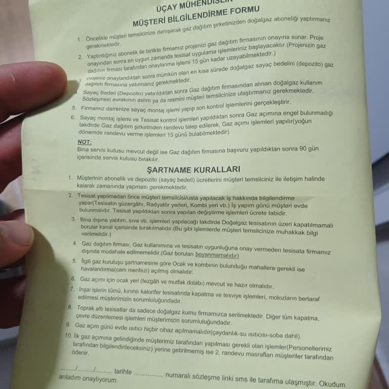 Üçay Mühendislik'ten Aldığım Kötü Hizmet Ve İlgisizlik