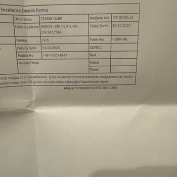 Skechers Ayakkabıda Erken Aşınma Ve Garanti Sorunu