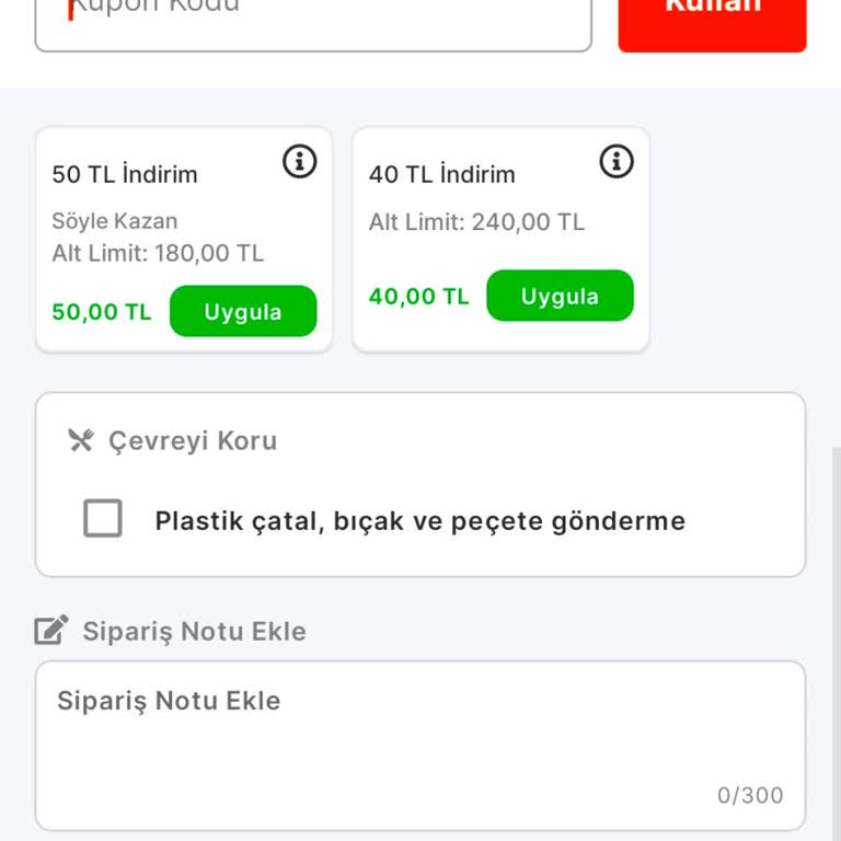 Migros İndirim Kuponu Sorunu