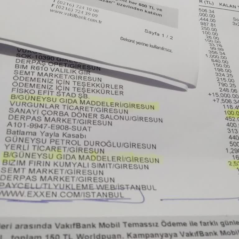 VakıfBank Kredi Kartımdan Habersiz Çekim Yapılması
