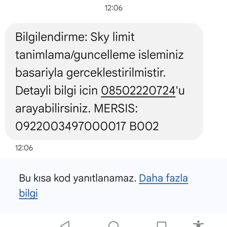 İzinsiz Sky Limit Tanımlaması Mağduriyeti